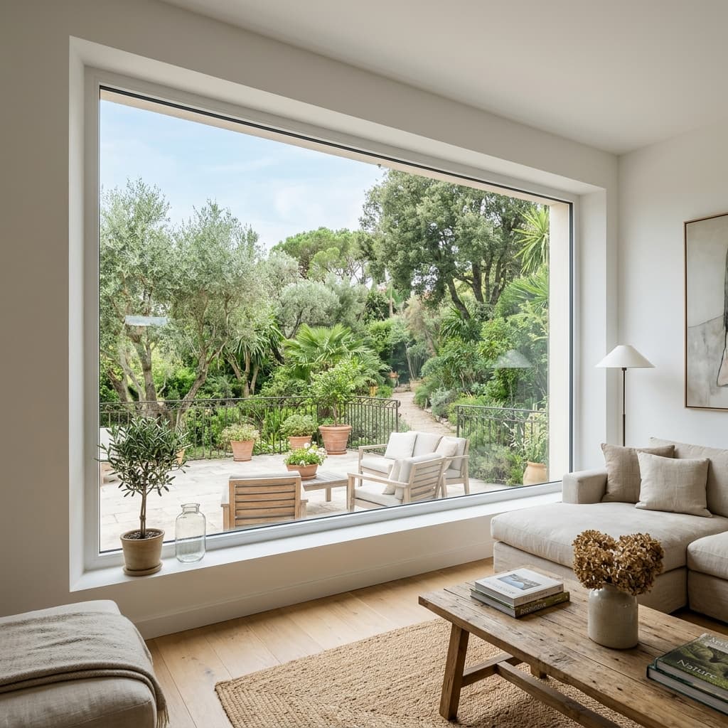 شباك uPVC ثابت (Fixed Window)