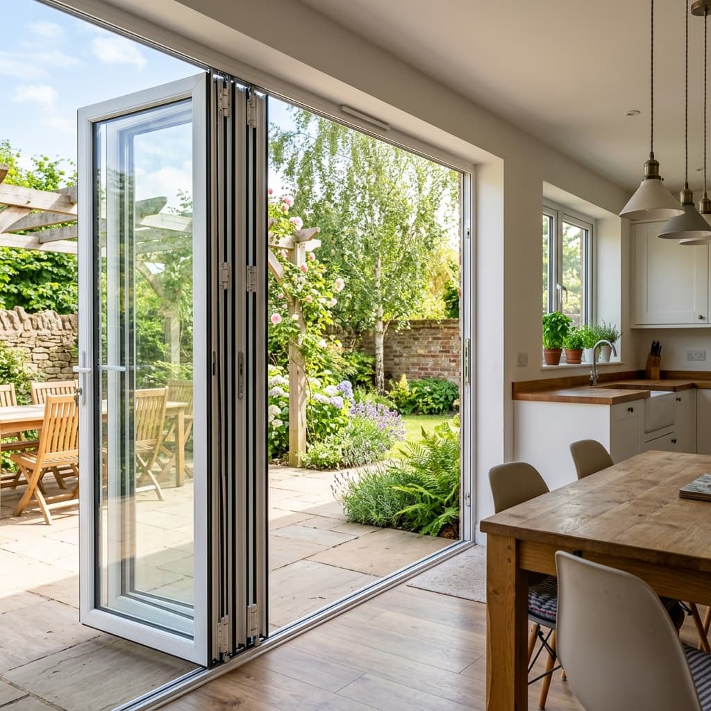 شباك uPVC أكورديون (Folding Window)