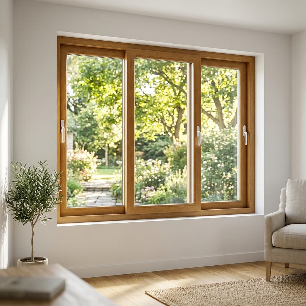 شباك uPVC جرار
